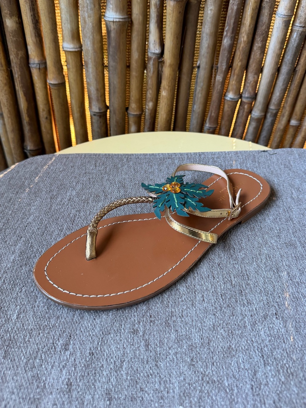 KATE SPADE Solana palm tree sandals